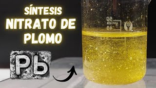 ✅Cómo Hacer 🧪NITRATO DE PLOMO  🌧️LLUVIA de ORO✨Experimento de química fácil y llamativo [upl. by Volpe106]