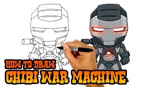 How to Draw War Machine  The Avengers [upl. by Houser398]