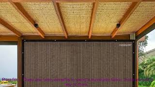 1005006179225608 Sunshade fabric balcony fence privacy screen window 85 90 sunshade [upl. by Eycal639]