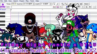 So I decided to make a UTAU Chromatic ScaleSoundfont Pack Part 2  FNF x UTAU [upl. by Xuerd]