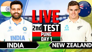 India vs New Zealand 2nd Test Day 1  IND vs NZ Live Match  Live Cricket Match Today Session 3 [upl. by Kylander243]