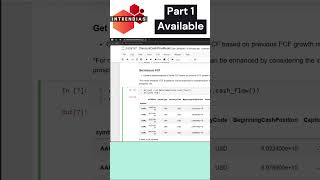 Discount Cash Flow Model in Python algorithmictrading python cashflow coding codingtutorial [upl. by Rubie]