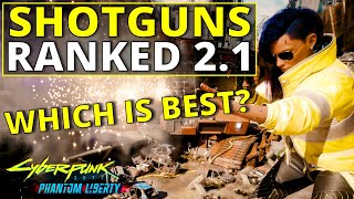 All Shotguns Ranked Worst to Best in Cyberpunk 2077 21 [upl. by Akimet]