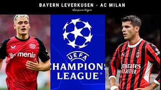 Bayern Leverkusen bat AC Milan en ligue des champions  bayernleverkusen acmilan championsleague [upl. by Esertap]