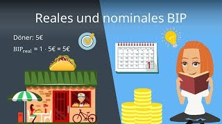 Reales und nominales BIP Bruttoinlandsprodukt einfach erklärt [upl. by Nnayelsel478]