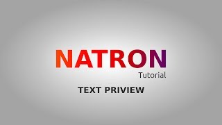 Natron Text Priview [upl. by Truitt]