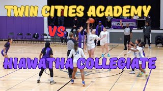 Twin Cities Academy vs Hiawatha Collegiate High School [upl. by Calica404]