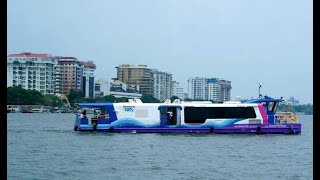 A SMALL JOURNEY THROUGH BACKWATERS IN KOCHI WATER METRO [upl. by Adnimra]