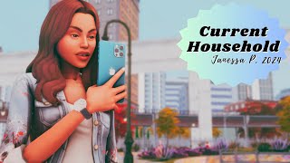 The Sims 4 Life in the City  Current Household [upl. by Adirf]