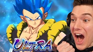 NEW Ultra Gogeta Blue Reveal Reaction on Dragon Ball Legends [upl. by Akcirderf606]