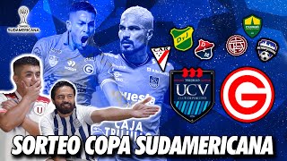 SORTEO ConmebolSudamericana 2024  ¿PODRÁN UCV Y GARCILASO DAR PELEA  Reaccionando [upl. by Enyawd600]