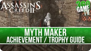 Assassins Creed II  Myth Maker Achievement  Trophy Guide Assassins Creed The Ezio Collection [upl. by Arraet]