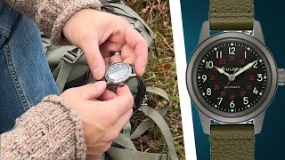 Bulova’s Nearly PERFECT Field Watch Heritage HACK [upl. by Prochoras]