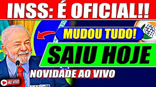 🚨URGENTE INSS MUDA TUDO nos PAGAMENTOS GRANDE NOVIDADE AO VIVO [upl. by Aseel]