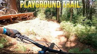 Playground Trail  SkyPark Bike Park  Mountain Biking [upl. by Pani]