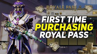 BUYING ROYAL PASS FOR THE FIRST TIME IN BGMI 🔥 PURCHASING RP M7 🤑 AnonymousGeeK [upl. by Baun]