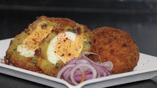 Dimer Devil  Deviled egg  Famous Bengali Street Food  Dimer Chop [upl. by Egiarc64]