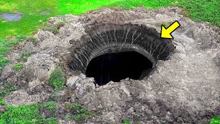 Elderly Couple Discovers Massive Sinkhole In Backyard Then It Leads To An AMAZING Discovery [upl. by Rhodia737]