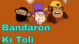 Bandaron Ki Toli  Chimpoo Simpoo  Detective Funny Action Comedy Cartoon  Zee Kids [upl. by Yentrok]