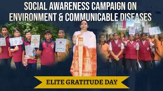 Social awareness campaign on environment and communicable diseases on the occasion of Gratitude Day [upl. by Nosilla]