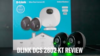 Dlink DCS 2802KT WireFree Camera Kit Unboxing and Sample Videos [upl. by Boeke]