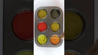 Brown Vs Red Vs Olive  Satisfying Color Mixing colormixing paintmixing colors short ep32 [upl. by Sadiras]