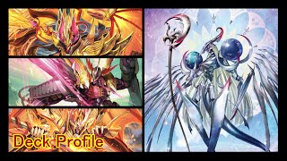 Cardfight Vanguard  Premium  Kagero Dragonic Overlord The X  Harmonics Messiah Deck Profile [upl. by Treulich39]