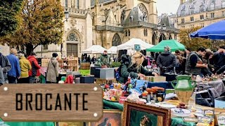 Paris France 🇫🇷 BROCANTE à PARIS🏺 FLEA MARKET🧺 ANTIQUE old Things🪞 STREET SHOPPING🛍️ 4KHDR THRIFTING [upl. by Carine649]