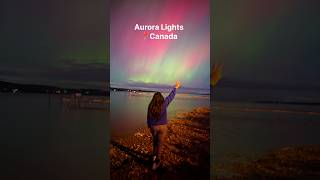 Aurora lights  Oct 2024 northernlights aurora auroraborealis auroraincanada [upl. by Oilla]