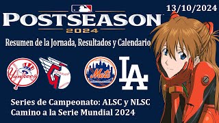 MLB 2024 Resumen de la Jornada 13102024 Series de Campeonato ALCS NLCS Resultados [upl. by Vinni]