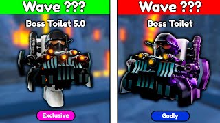 😨BOSS TOILET 50 vs BOSS TOILET😨 in ENDLESS MODE 🔥  Toilet Tower Defense [upl. by Merton321]