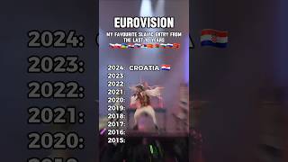 Eurovision My favourite Slavic entry from the last 10 years esc eurovision music shorts [upl. by Erdua460]