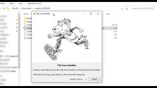 02  Instalacion TexLive Windows [upl. by Horwitz630]