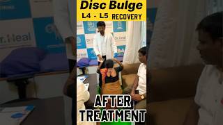 Disc Bulge L4L5 after Recovery Treatment bhyfp trending reachout reels hospital viralvideo [upl. by Ilise]