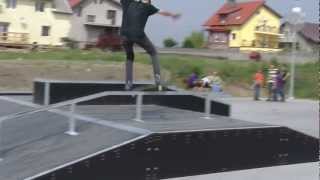 Pelplin  Skatepark w Rożentalu  TVPELPLIN [upl. by Enelad]