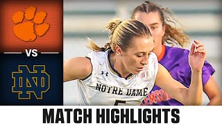 Clemson vs Notre Dame ACC Womens Soccer Highlights 2023 [upl. by Lotson]