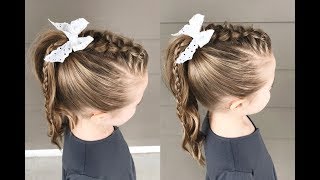 Mohawk Braided Ponytail  Qs Hairdos [upl. by Onia399]