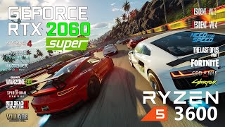 Ryzen 5 3600  RTX 2060 Super  20 Games Benchmark [upl. by Lib]