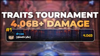 TRAITS 406B DAMAGE TOURNAMENT 5 FINAL STRAT  Anime Vanguards [upl. by Arataj]