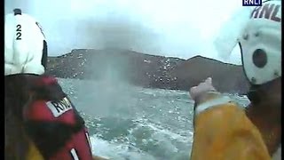 Dramatic lastgasp rescue of a man washed into the sea off the coast of Cornwall [upl. by Aivalf917]