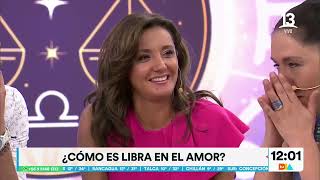 Compatibilidad de los signos en el amor Virgo libra Escorpio Tu Día Canal 13 [upl. by Assenar]