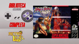 Dig amp Spike Volleyball  Volley Twin  Biblioteca COMPLETA do Super Nintendo 276 [upl. by Jerri619]