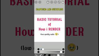 READ PINNED COMMENT ➳ BASIC TUTORIAL of How i RENDER ⚹PART 1⚹ rendering ibispaintx ずんだもん [upl. by Ming]