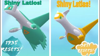 Getting Shiny Latios and Shiny Latias in Pokémon Brilliant Diamond 5786 Resets Total [upl. by Alema]