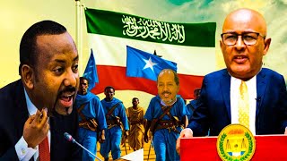 DEG DEG abiy axmed oo ictiraaf somaliland goanka mw ciro isbadalka cusub heshiska itoobiya mou [upl. by Gilligan]