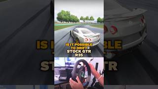 Stock Drift Challenge with Nissan GTR R35 🔥Comment my next challenge 🙌🏼 gaming gamingclips [upl. by Damour]