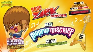 Moshi Monsters  Zack Binspins Back  Preview [upl. by Cyrillus]