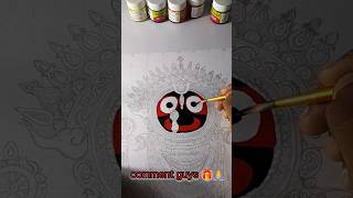 Jay Jagannath face drawing 🙏❤️‍🩹odia shorts [upl. by Danziger461]