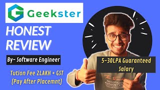 Geekster Pay after Placement Honest Review by a Software Engineer 🔥  The Engineer Guy 20 [upl. by Jenica]