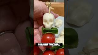 Halloween Appetizers Caprese Skulls [upl. by Saqaw]